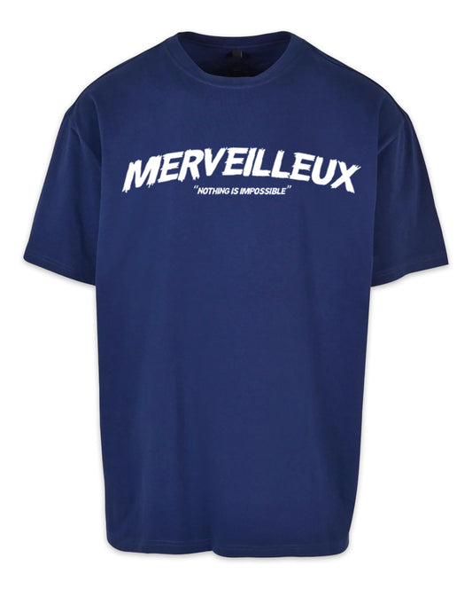 MERVEILLEUX ”NII” T-SHIRT (NAVY BLUE)