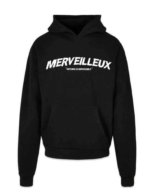 MERVEILLEUX HOODIE - BLACK